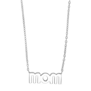 Nordahl Jewellery - STATEMENT52 MOM halskæde i sølv 225 136